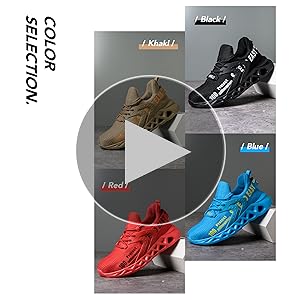 Amazon.com: Dajingkj Black Steel Toe Sneakers for Men